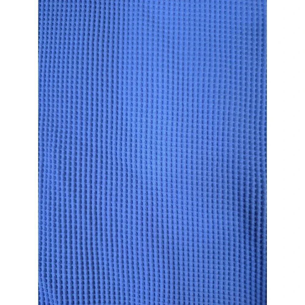 Air Jordan Waffle Knit Shirt Mens Size 2XL Light Blue Pullover Y2K Grail Nike